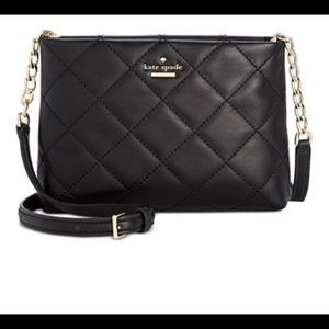 Authentic KateSpade quilted leather handbag.